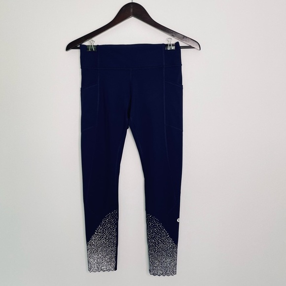 ❤️ Lululemon Tight Stuff Tight in Midnight Navy Reflective B14 - Picture 2 of 14